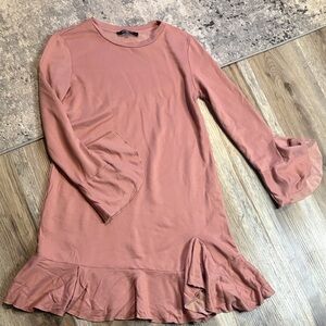 Sugarlips Dusty Rose Long Sleeve Dress 🎄